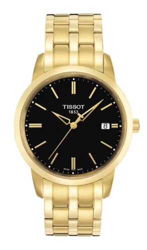 Tissot Dream Quartz 38 Yellow Gold PVD / Black / Bracelet